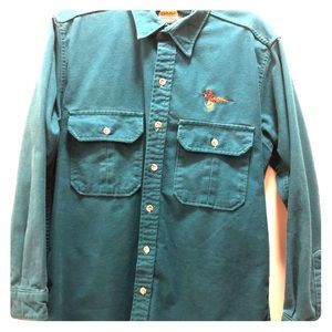 Cabelas Flannel Button Down Shirt